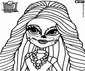 Coloriage Skelita Calaveras, Monster High
