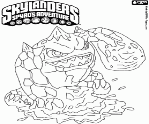 Coloriage Skylander Eruptor