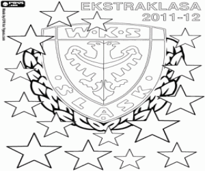 Coloriage Slask Wroclaw, champion 2011-2012