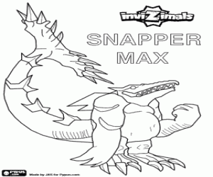 Coloriage Snapper Max, Invizimals