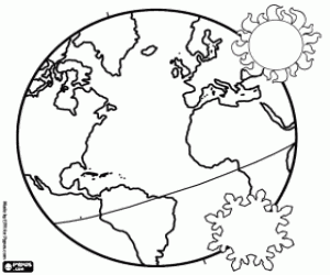 Coloriage Le Solstice de juin