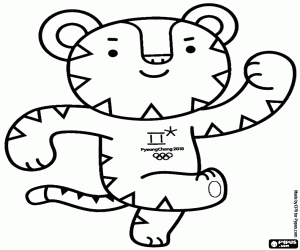 Coloriage Soohorang, PyeongChang 2018