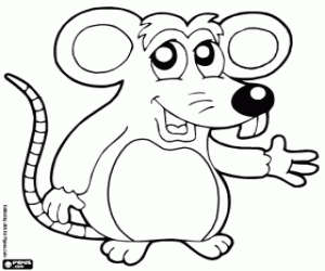 Coloriage Souris
