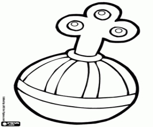 Coloriage Sphère avec une croix