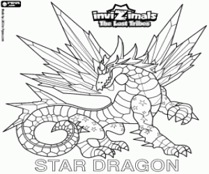 Coloriage Star Dragon, Invizimals The Lost Tribes