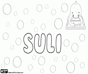 Coloriage Suli, nom de diverses origines