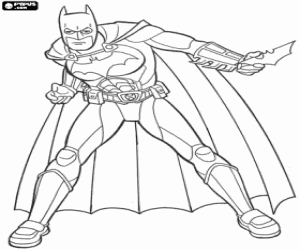 Coloriage Le super-héros Batman