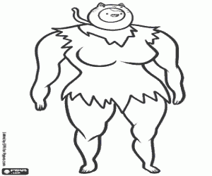 Coloriage Susan Strong de Adventure Time