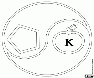 Coloriage Le symbole du Chaos Sacré