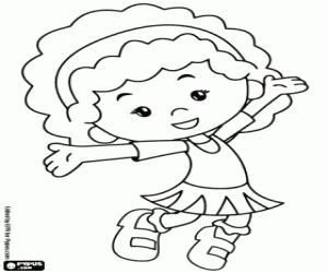 Coloriage Tara, l'amie de Chloe