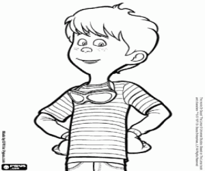 Coloriage Ted, personnage du film Lorax