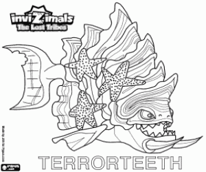 Coloriage Terrorteeth, Invizimals The Lost Tribes