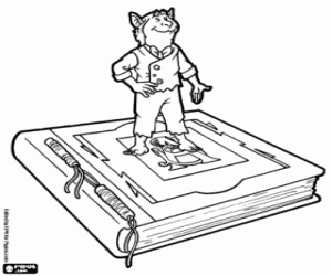 Coloriage Thimbletack, chroniques de Spiderwick