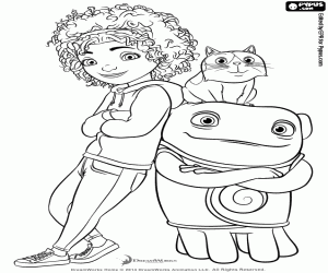 Coloriage Tif, Oh et Porky, les protagonistes