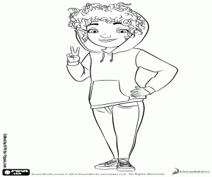 Coloriage Tif Tucci, le protagoniste