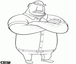 Coloriage Tim Lockwood, le père de Flint