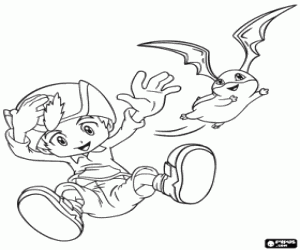 Coloriage TK et Patamon