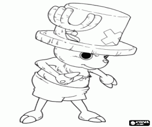 Coloriage Tony Tony Chopper, One Piece