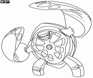 Coloriage Tornade, Ben 10 Ultimate Alien