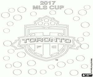 Coloriage Toronto FC, champion Coupe MLS 2017
