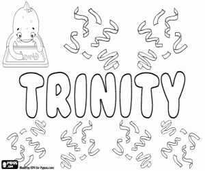 Coloriage Trinity, nom anglais