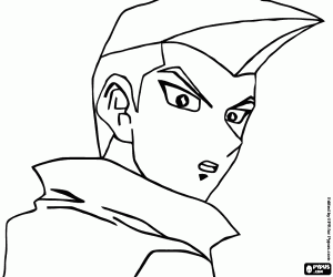 Coloriage Tristan, un ami de Yugi