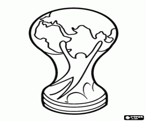 Coloriage Trophée de la Coupe du Monde FIFA