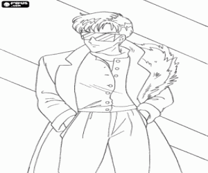 Coloriage Tuxedo Mask, Sailor Moon