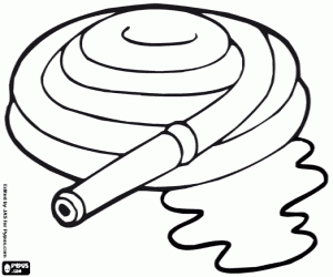 Coloriage Tuyau d'incendie