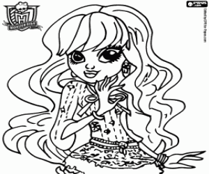 Coloriage Twyla, la fille de le Croque-mitaine