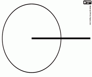 Coloriage Un angle de 360 degrés