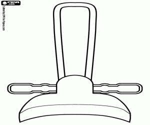 Coloriage Un chapeau de rituel japonais