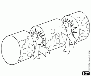 Coloriage Un Christmas cracker