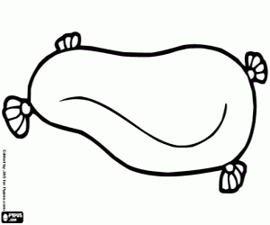 Coloriage Un coussin pour chien