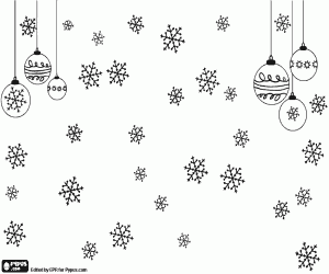 Coloriage Un délicat motif de Noël