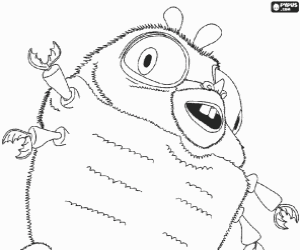 Coloriage Un insecte géant, Insectosaure