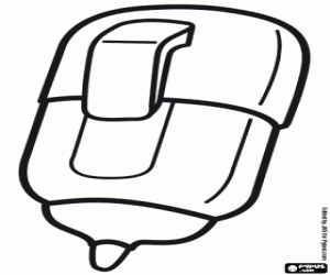 Coloriage Un marqueur pour travail de bureau