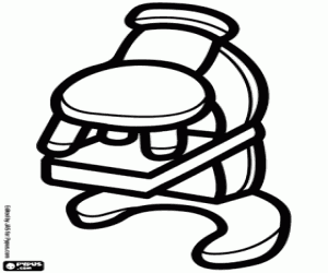 Coloriage Un microscope dans le laboratoire