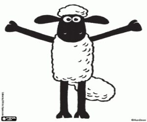 Coloriage Un autre mouton Shaun