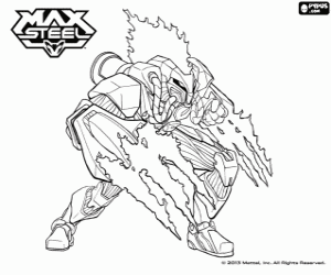 Coloriage Un mutant de Max Steel, ToxZon