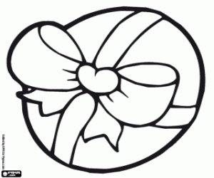 Coloriage Un oeuf de Pâques enveloppé