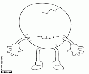 Coloriage Un oeuf étrange de Pet Squad