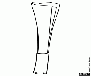 Coloriage Un poireau, une plante cultivée