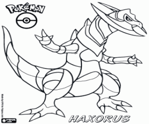 Coloriage Un Pokemon dragon, Tranchodon