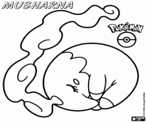 Coloriage Un Pokemon Mushana