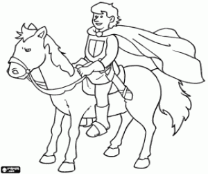 Coloriage Un prince charmant