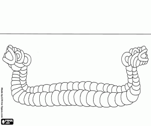 Coloriage Un radeau de roseaux des incas