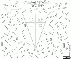 Coloriage Universidad Católica, champion 2019