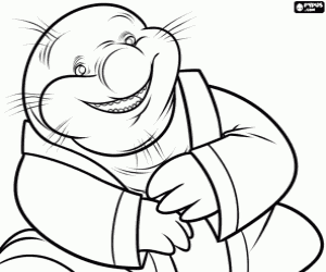 Coloriage Le ver Galuu Nim de Epic