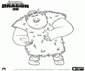 Coloriage Le viking Varek Ingerman